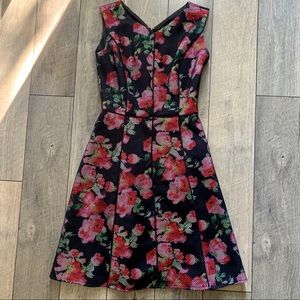 Antonio Melani floral midi dress SZ 2
